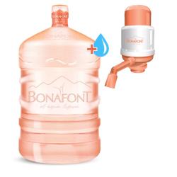 Agua Natural Bonafont 20L más Bomba de Agua Manual Bonafont