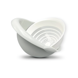 Escurridor movil blanco con gris 